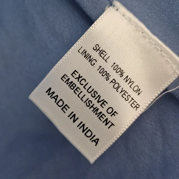 Ivy City Co Blue Anastasia Tiered Beaded Embellished Tulle Maxi Dress Formal - Picture 6 of 13